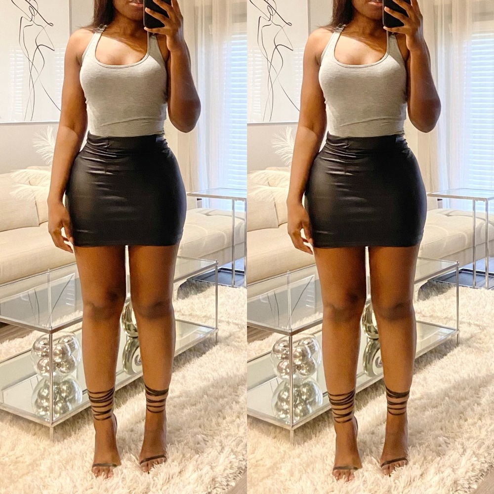 Grey Racerback Bodysuit